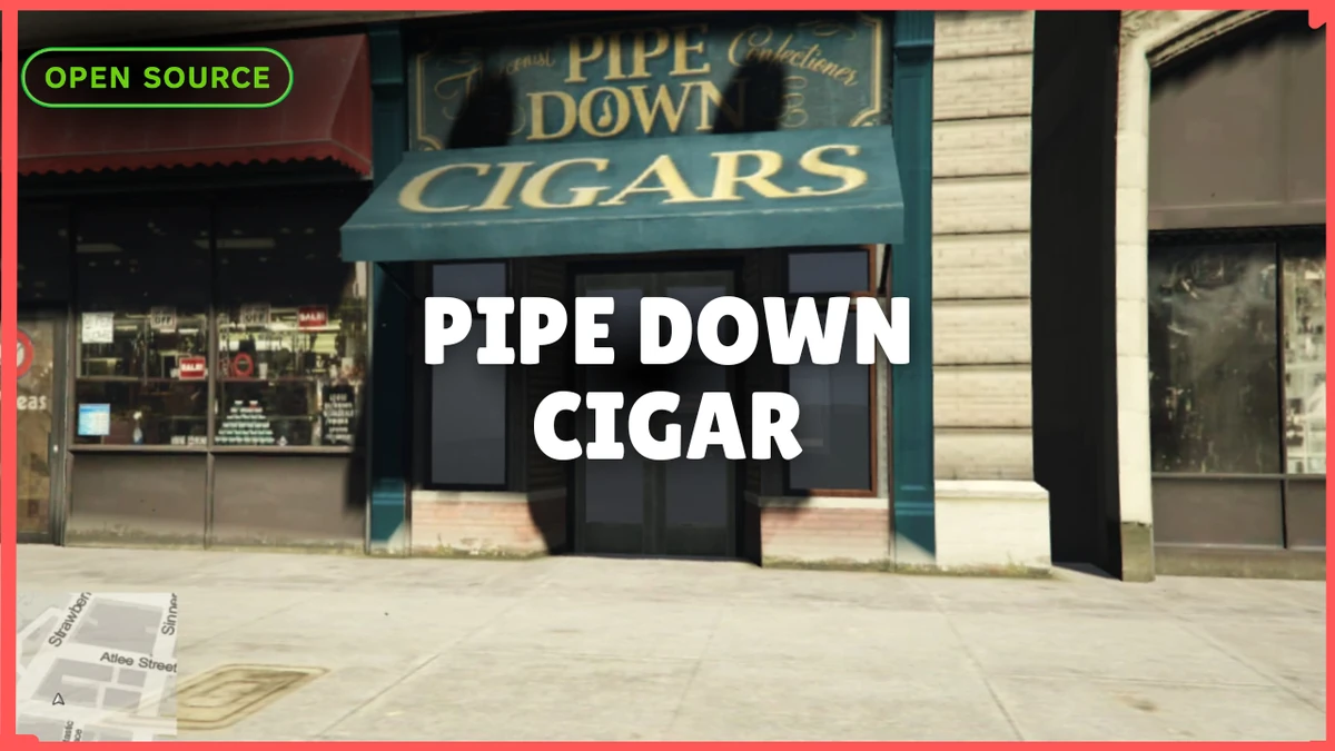 Pipe Down Cigar Shop MLO FiveM | Premium Tobacco Lounge | Open Source